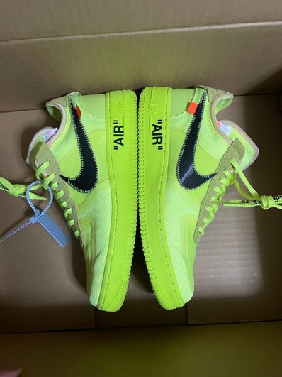 Off-White × Nike Air Force 1 Low "Volt"