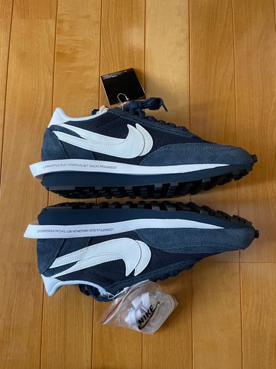 Fragment × sacai × Nike LD Waffle "Blackended Blue"
