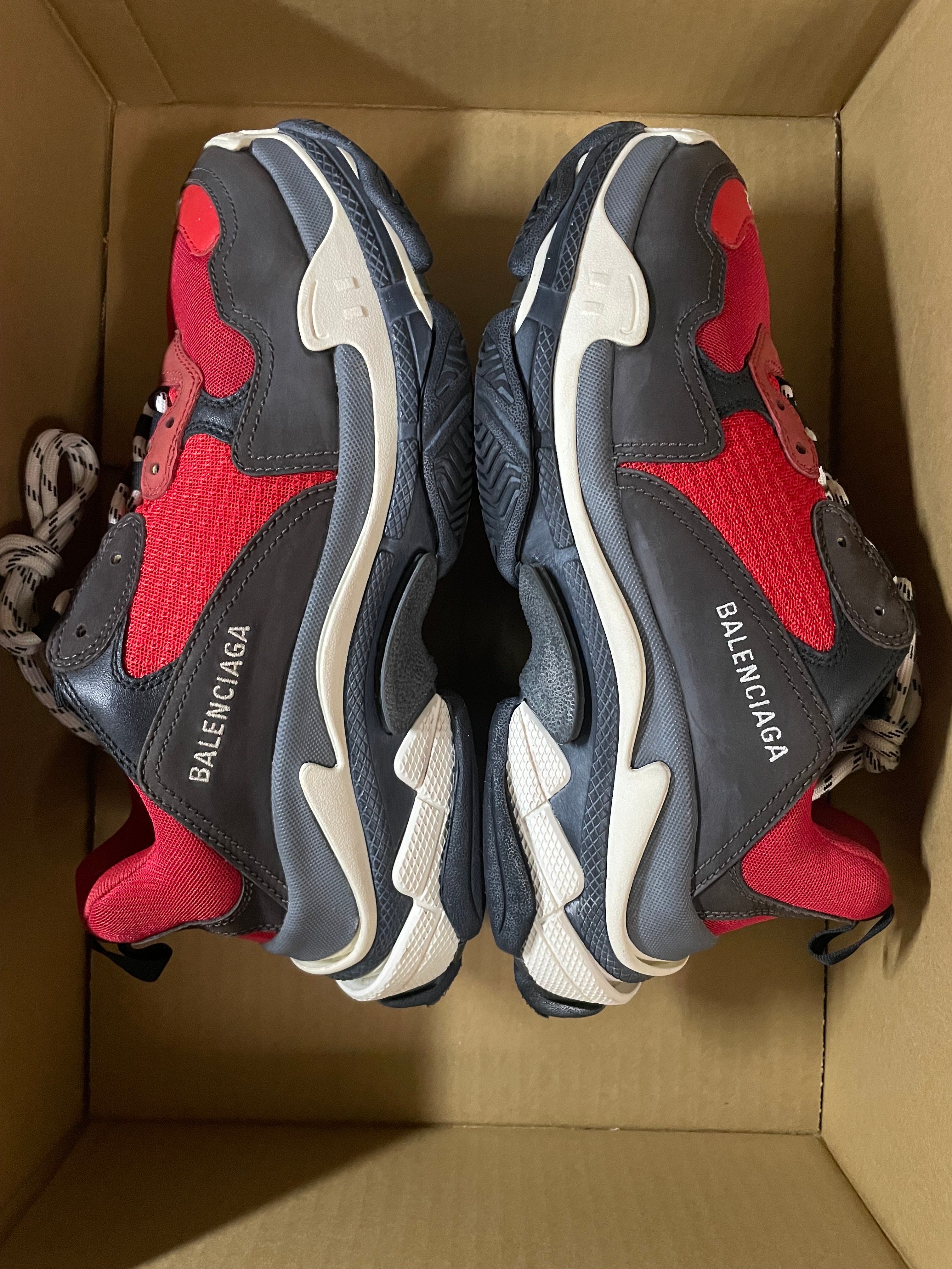 Balenciaga Triple S "Red Black"