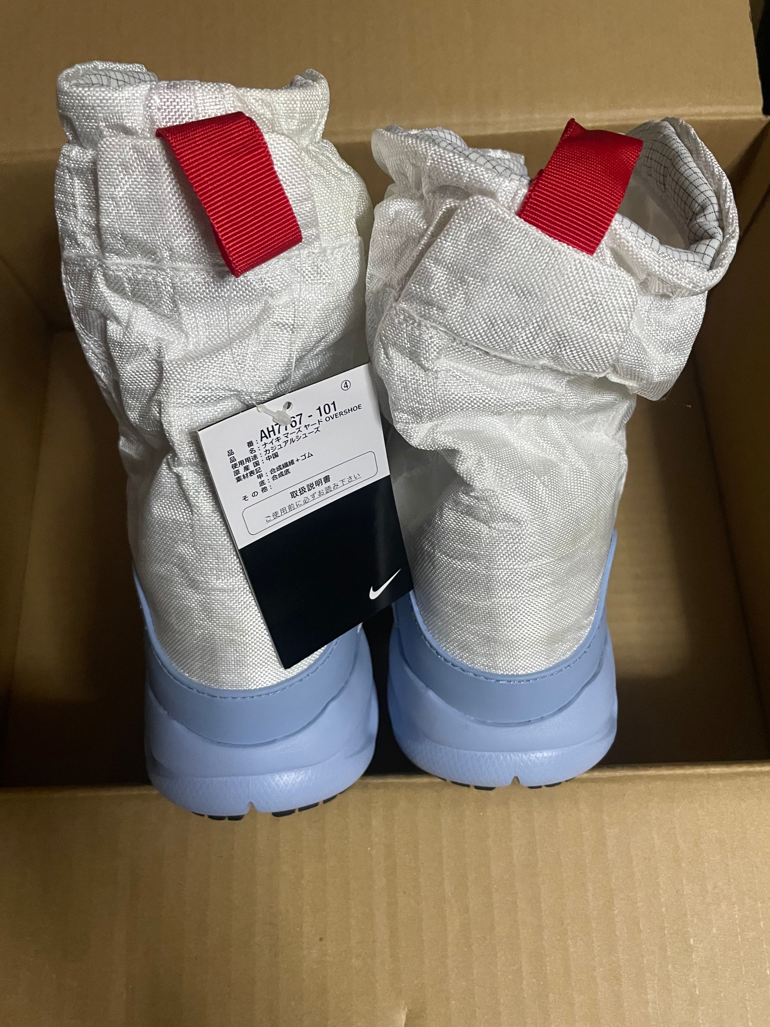 TOM SACHS × NIKE MARSYARD OVERSHOE "WHITE/LIGHT BLUE"
