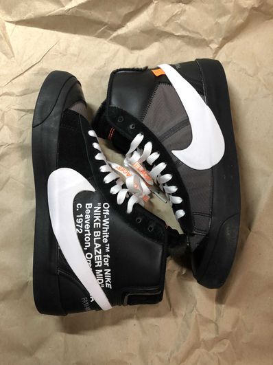 Off-White × Nike Blazer Studio Mid "Grim Reaper"