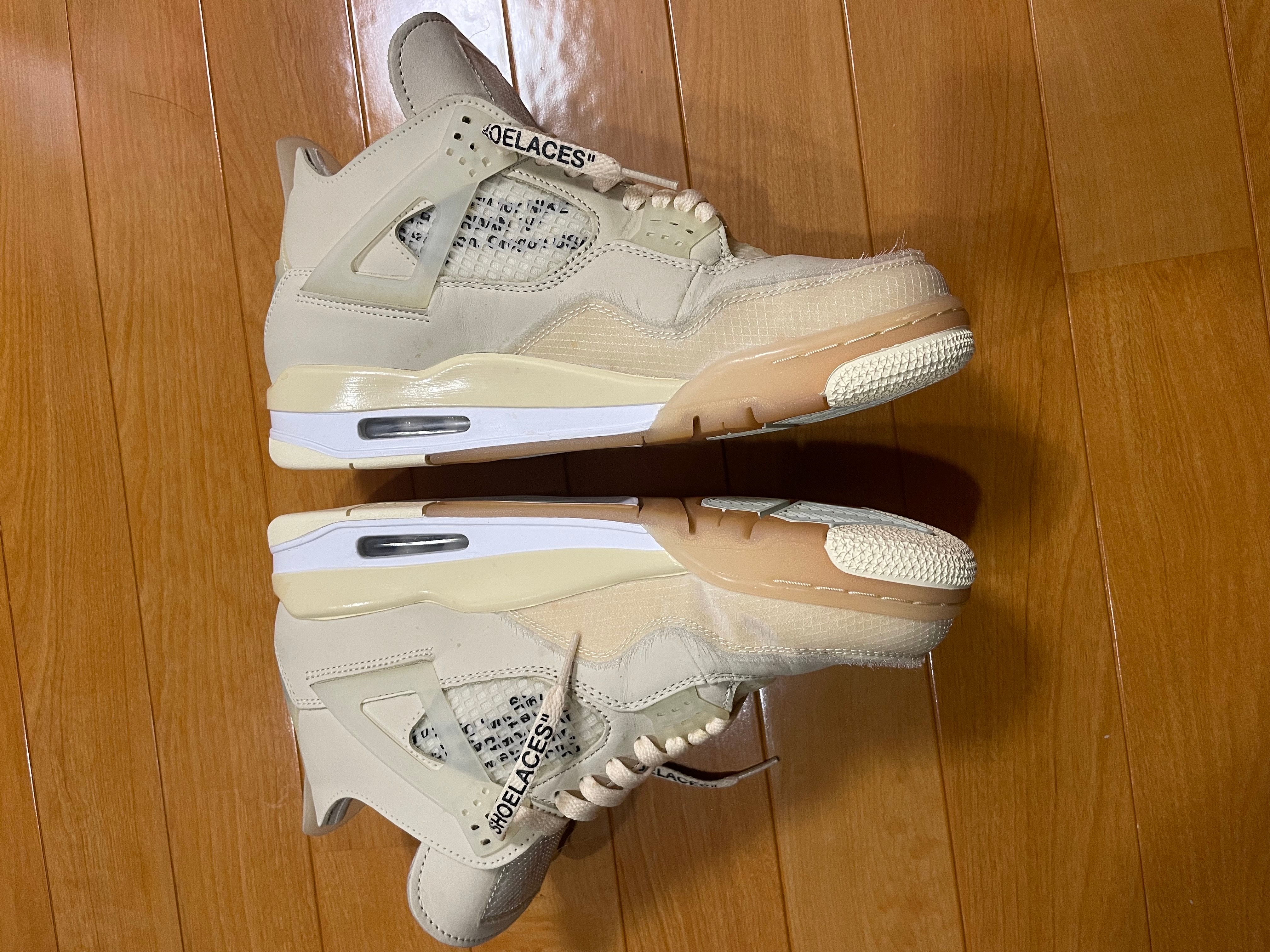 Off-White × Nike Women's Air Jordan 4 SP "Sail"