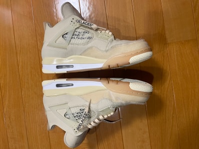 Off-White × Nike Women's Air Jordan 4 SP "Sail"