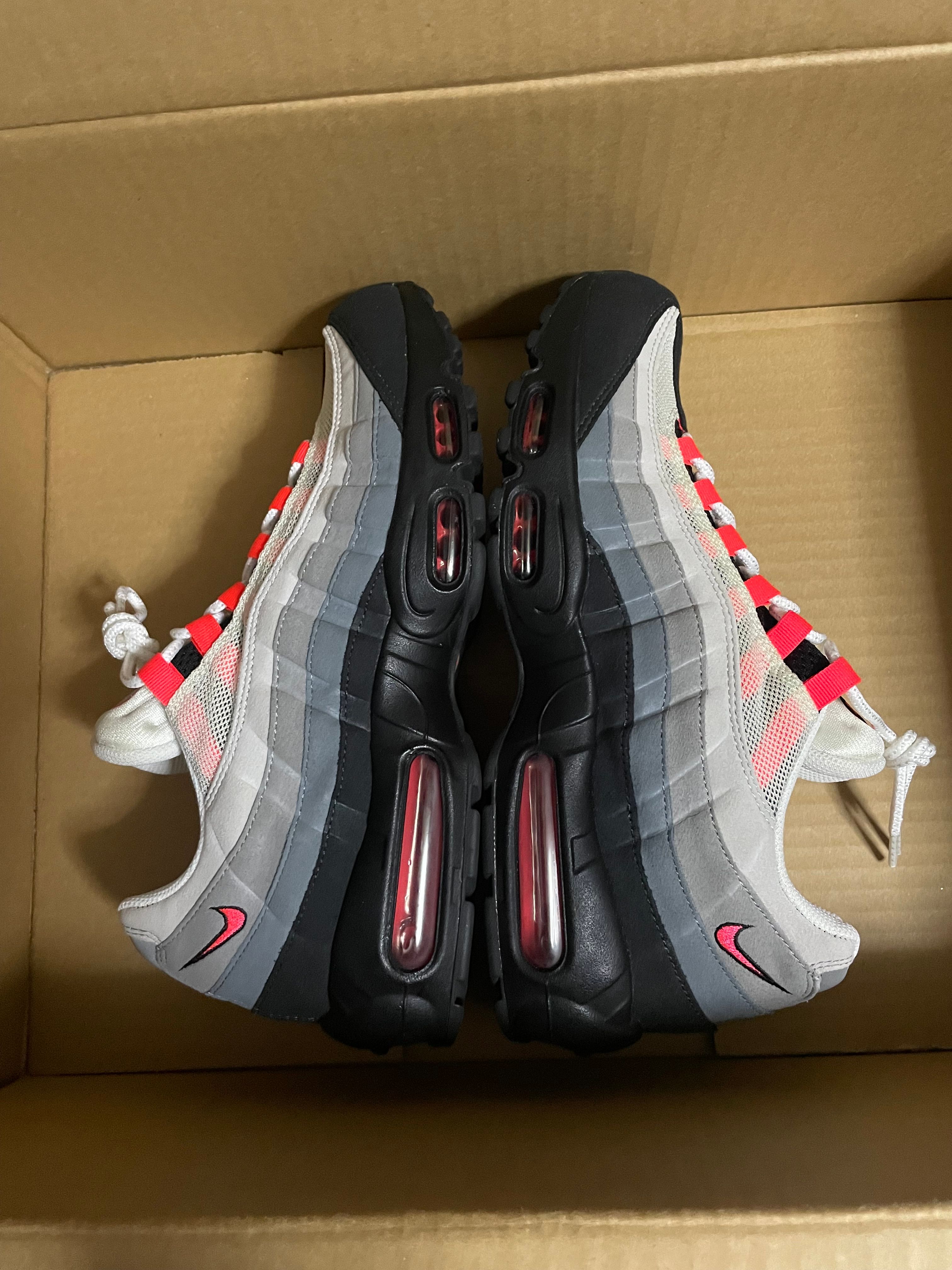 Nike Air Max 95 "White/Solar Red"