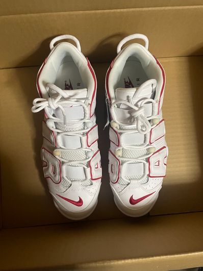 NIKE AIR MORE UPTEMPO "WHITE/VARSITY RED" (2021)