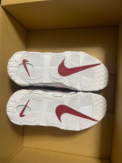 NIKE AIR MORE UPTEMPO "WHITE/VARSITY RED" (2021)