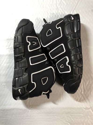 NIKE AIR MORE UPTEMPO GS "BLACK/WHITE"(2020)