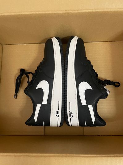 Supreme × COMME des GARCONS SHIRT × Nike Air Force 1 Low "Black/White" (2018)