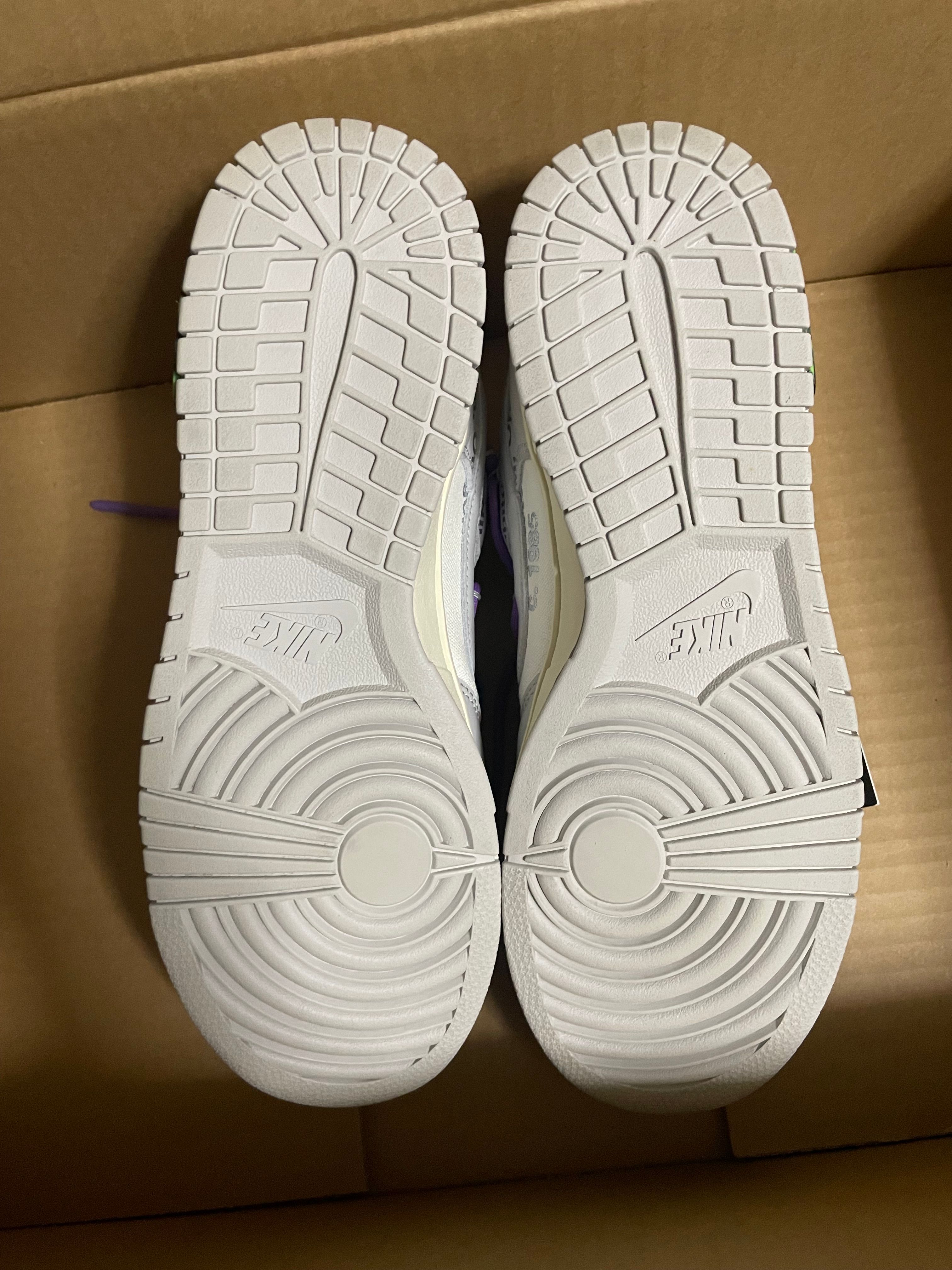 Off-White × Nike Dunk Low "Sail/Neutral Gray"