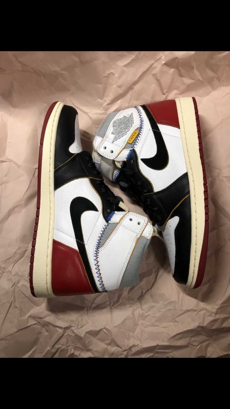 UNION × Nike Air Jordan 1 Retro High OG NRG "Varsity Red/Wolf Grey"