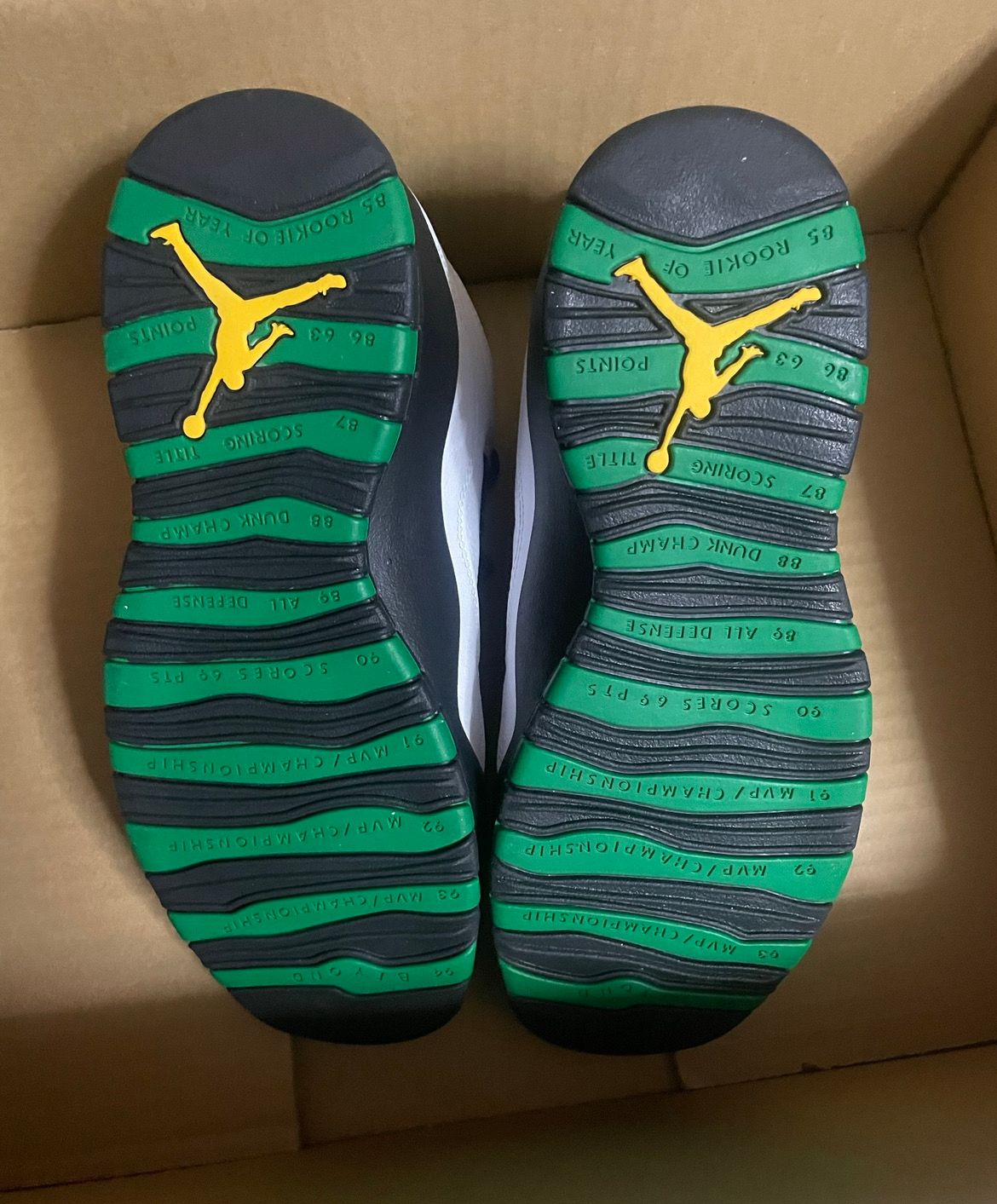 NIKE AIR JORDAN 10 "SEATTLE SUPERSONICS"