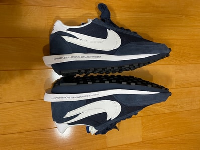 Fragment × sacai × Nike LD Waffle "Blackended Blue"