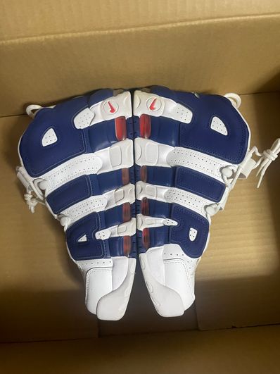 NIKE AIR MORE UPTEMPO 96 "WHITE/DEEP ROYAL BLUE"