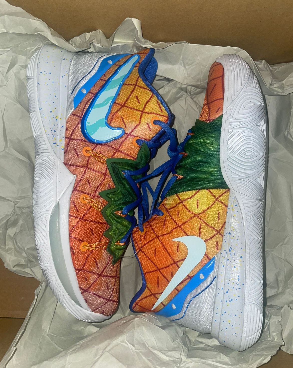 Spongebob × Nike Kyrie 5 "Pineapple House"