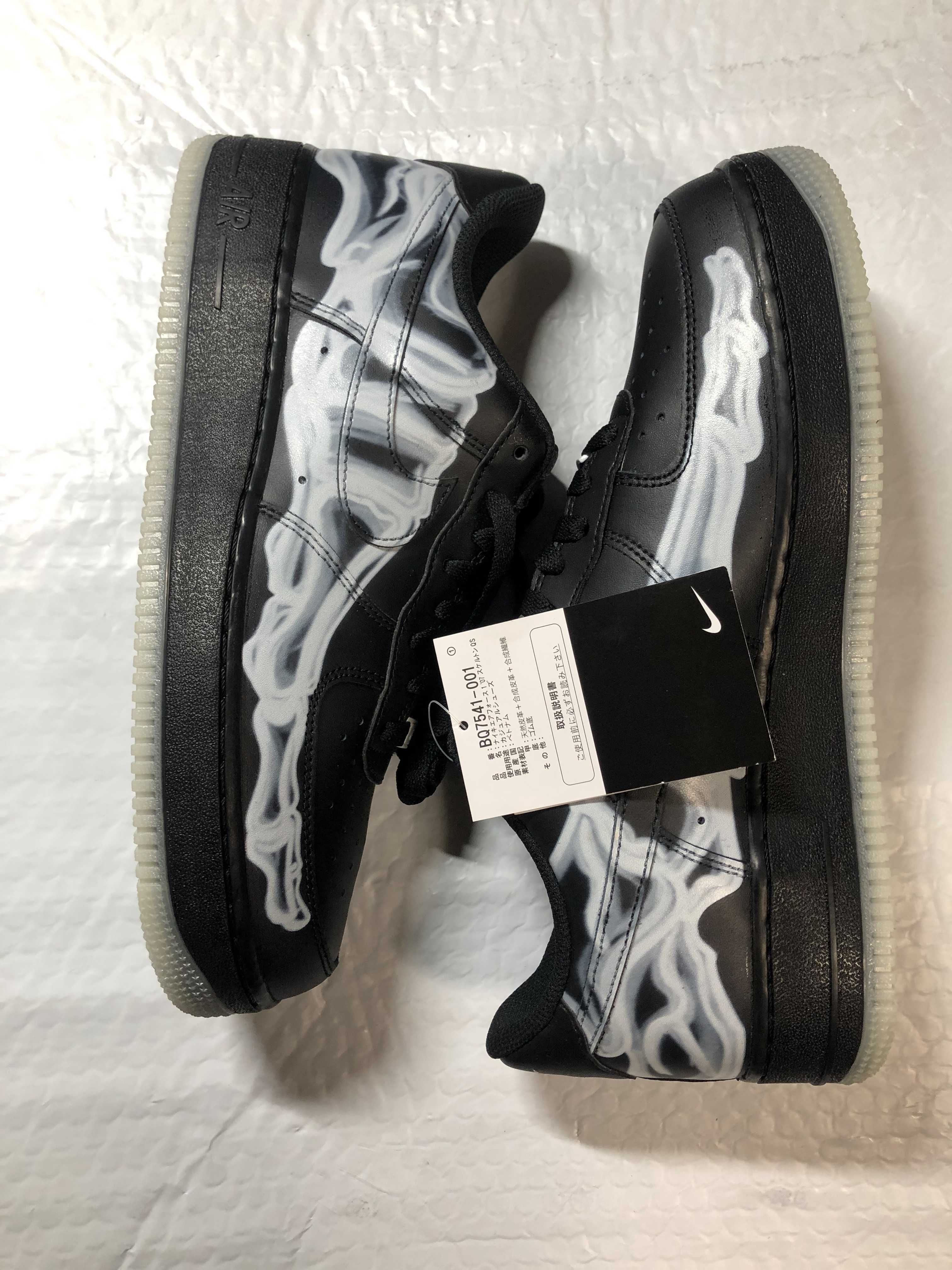 Nike Air Force 1 Low "Black Skeleton"
