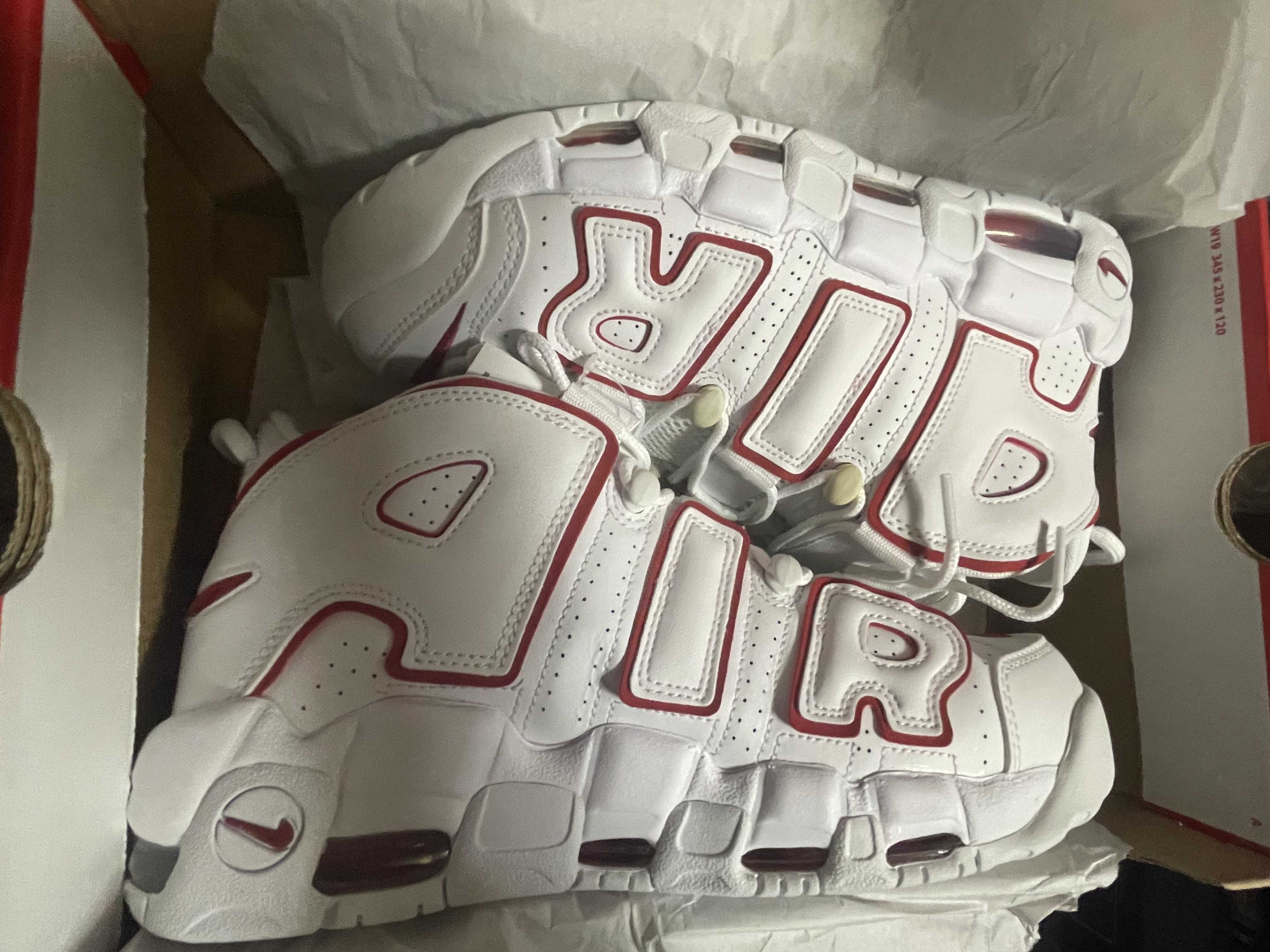 NIKE AIR MORE UPTEMPO "WHITE/VARSITY RED" (2021)