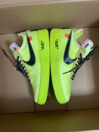 Off-White × Nike Air Force 1 Low "Volt"