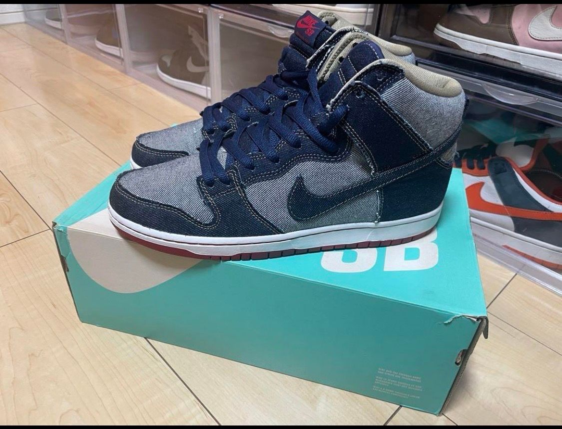 Nike SB Dunk High Reese Forbes Denim "Midnight Navy"
