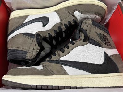 Travis Scott × Nike Air Jordan 1 Retro High OG TS SP "Sail/Dark Mocha"