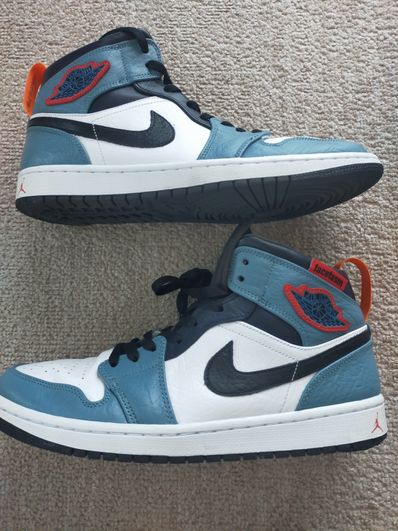 FACETASM × Nike Air Jordan 1 Mid "White/Navy"