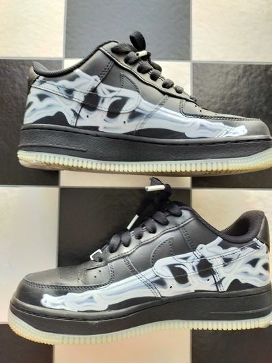 Nike Air Force 1 Low "Black Skeleton"