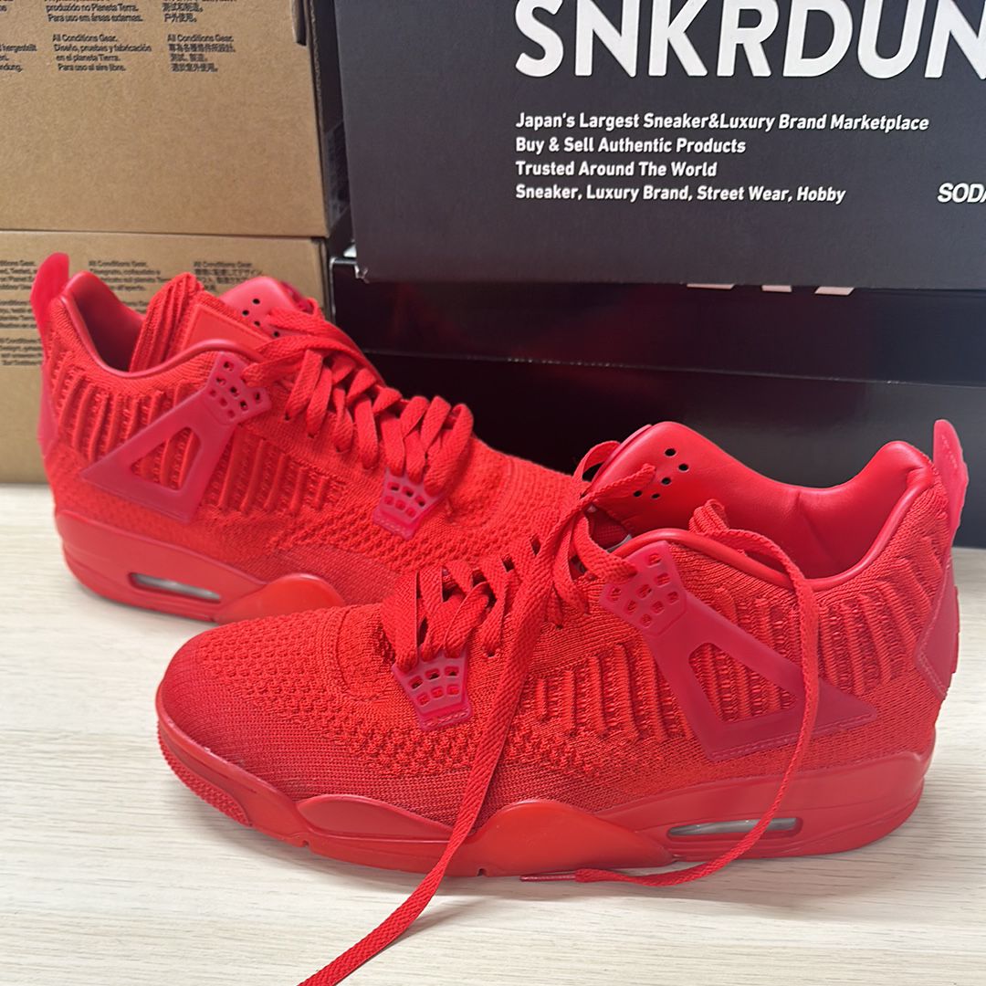 Nike Air Jordan 4 Retro Flyknit "University Red/Black" 