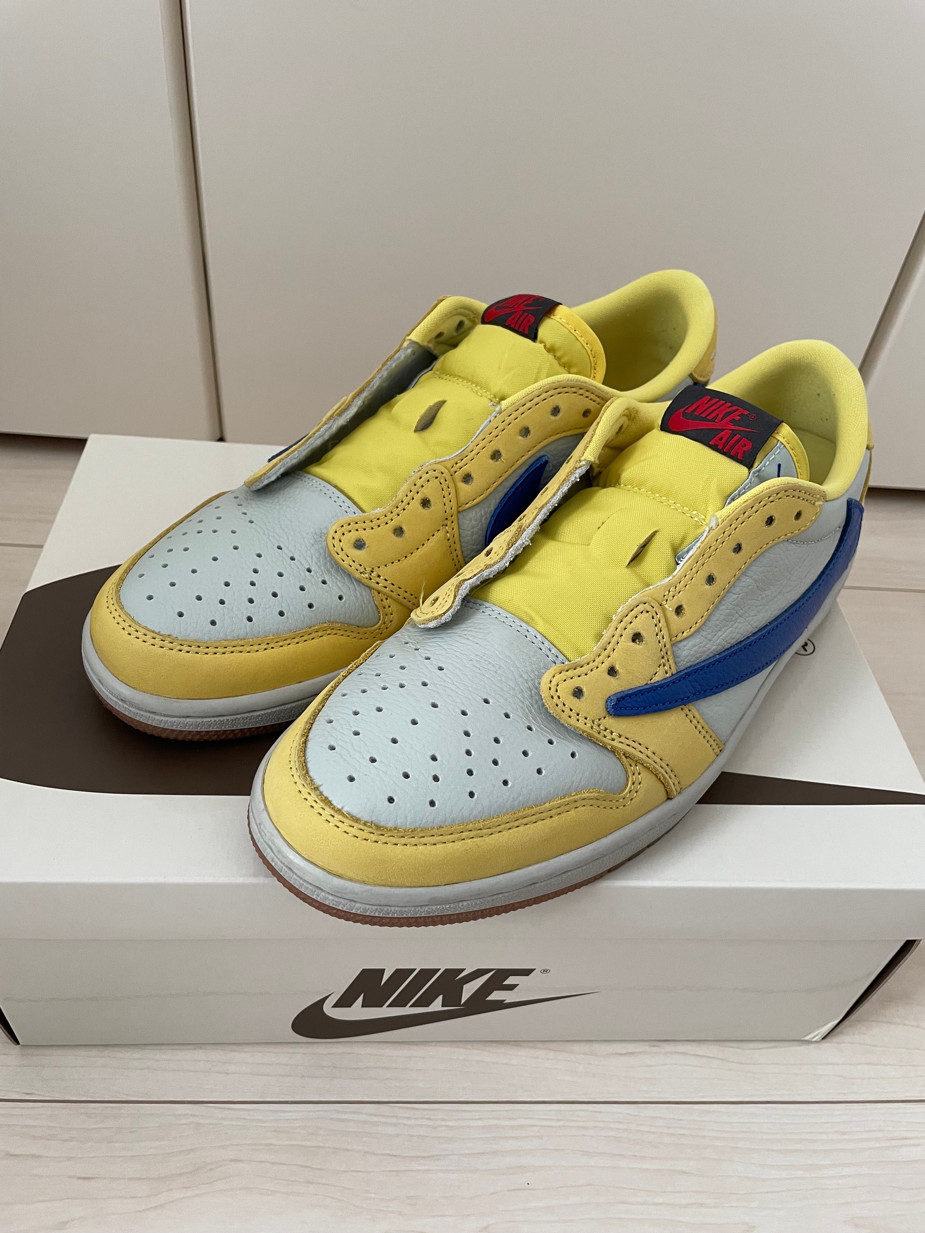 Travis Scott × Nike Women's Air Jordan 1 Retro Low OG "Canary"