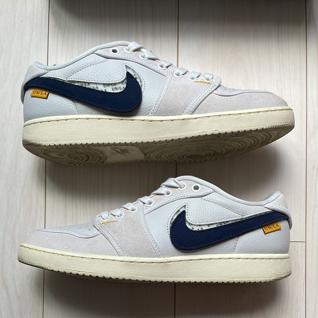 UNION × Nike Air Jordan 1 Low KO "Sail Leather"