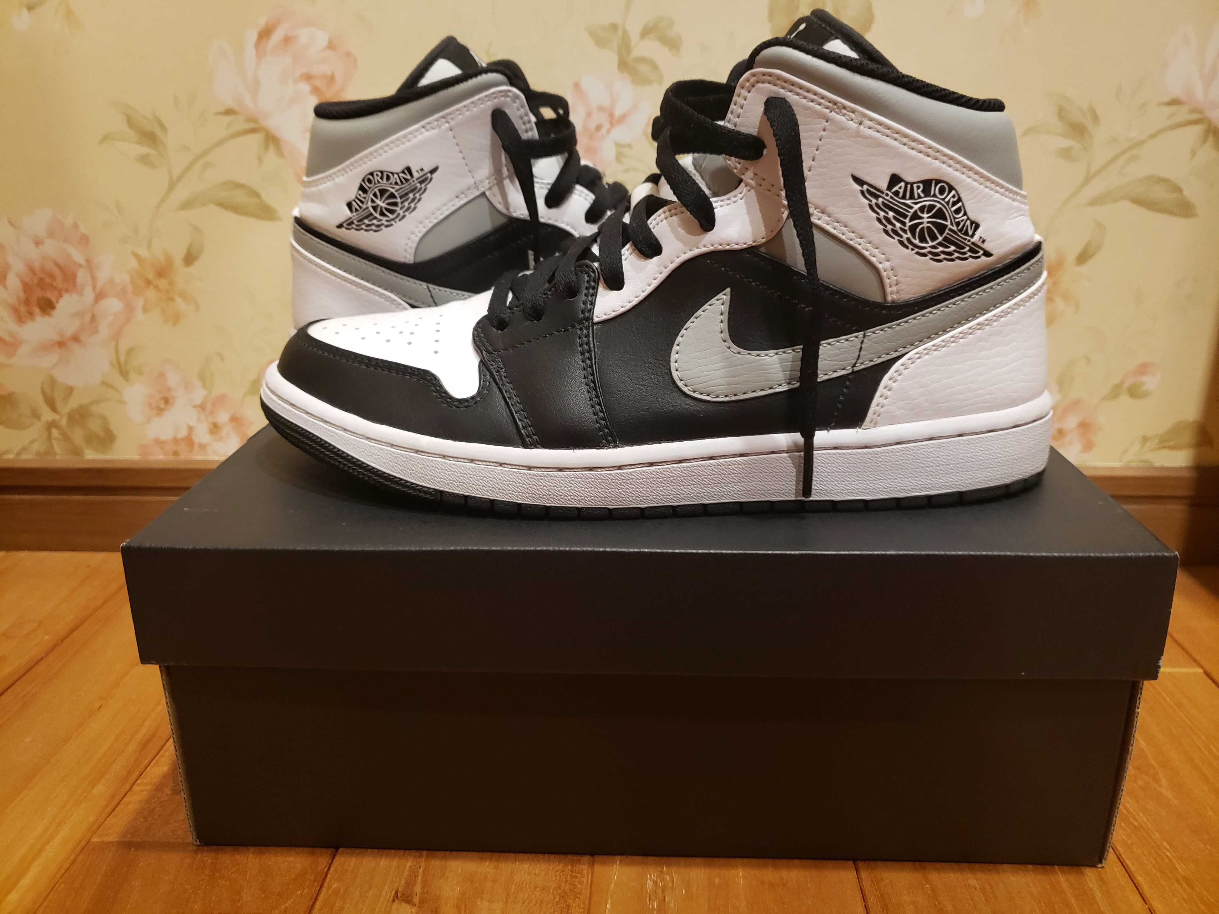 NIKE AIR JORDAN 1 MID "WHITE SHADOW"