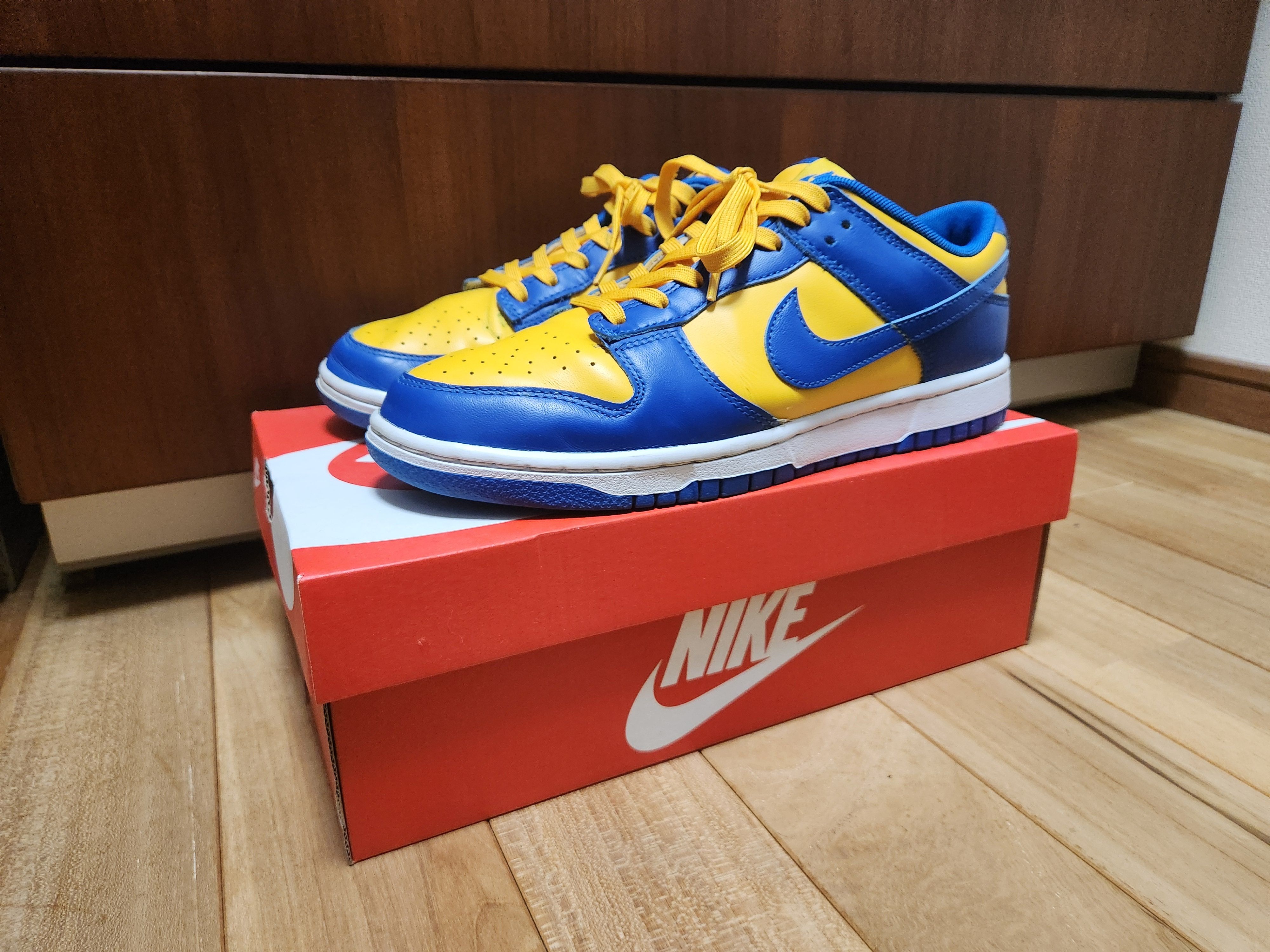 Nike Dunk Low "Blue Jay and University Gold"