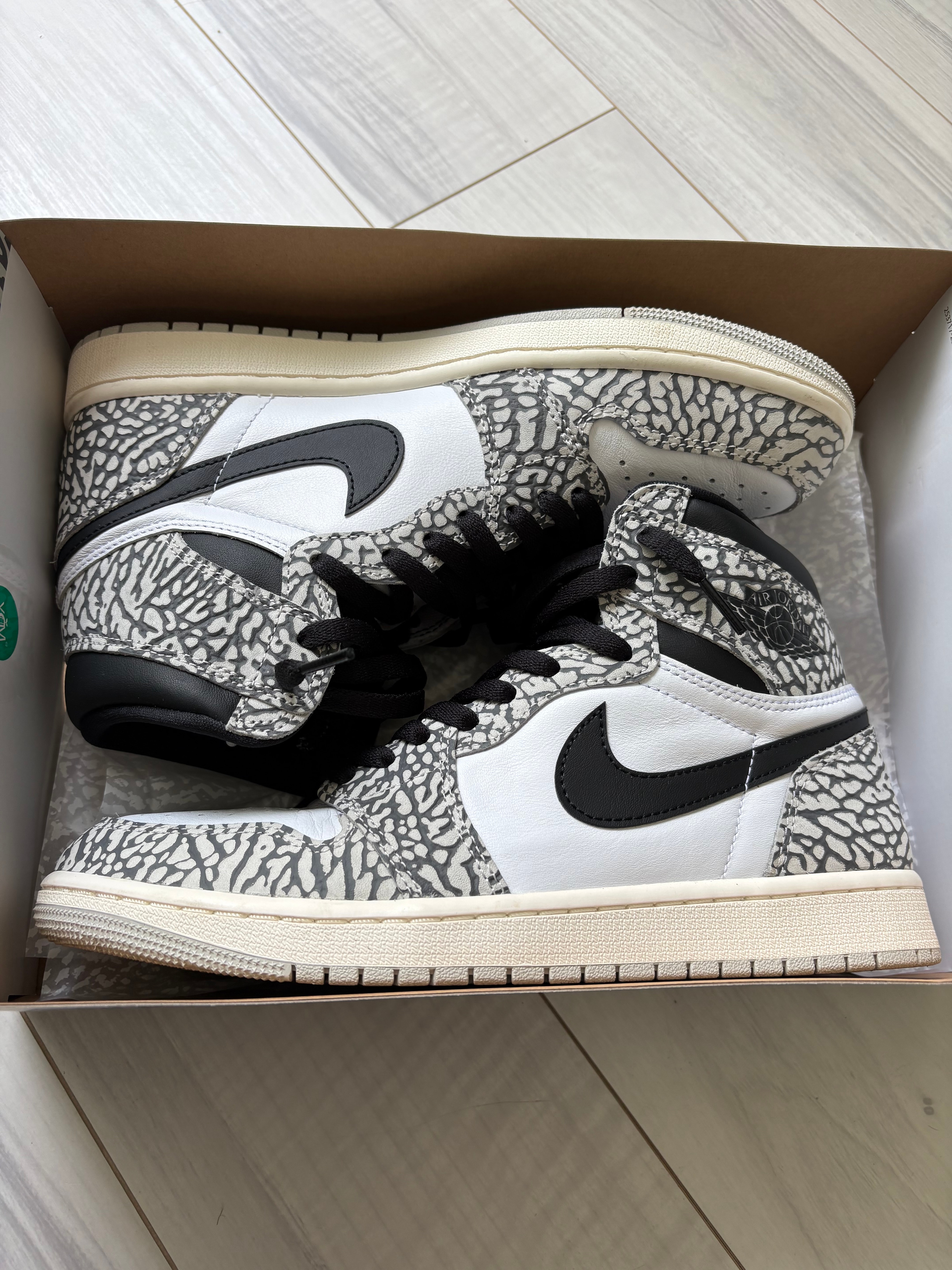 Nike Air Jordan 1 High OG "White Cement/Safari"