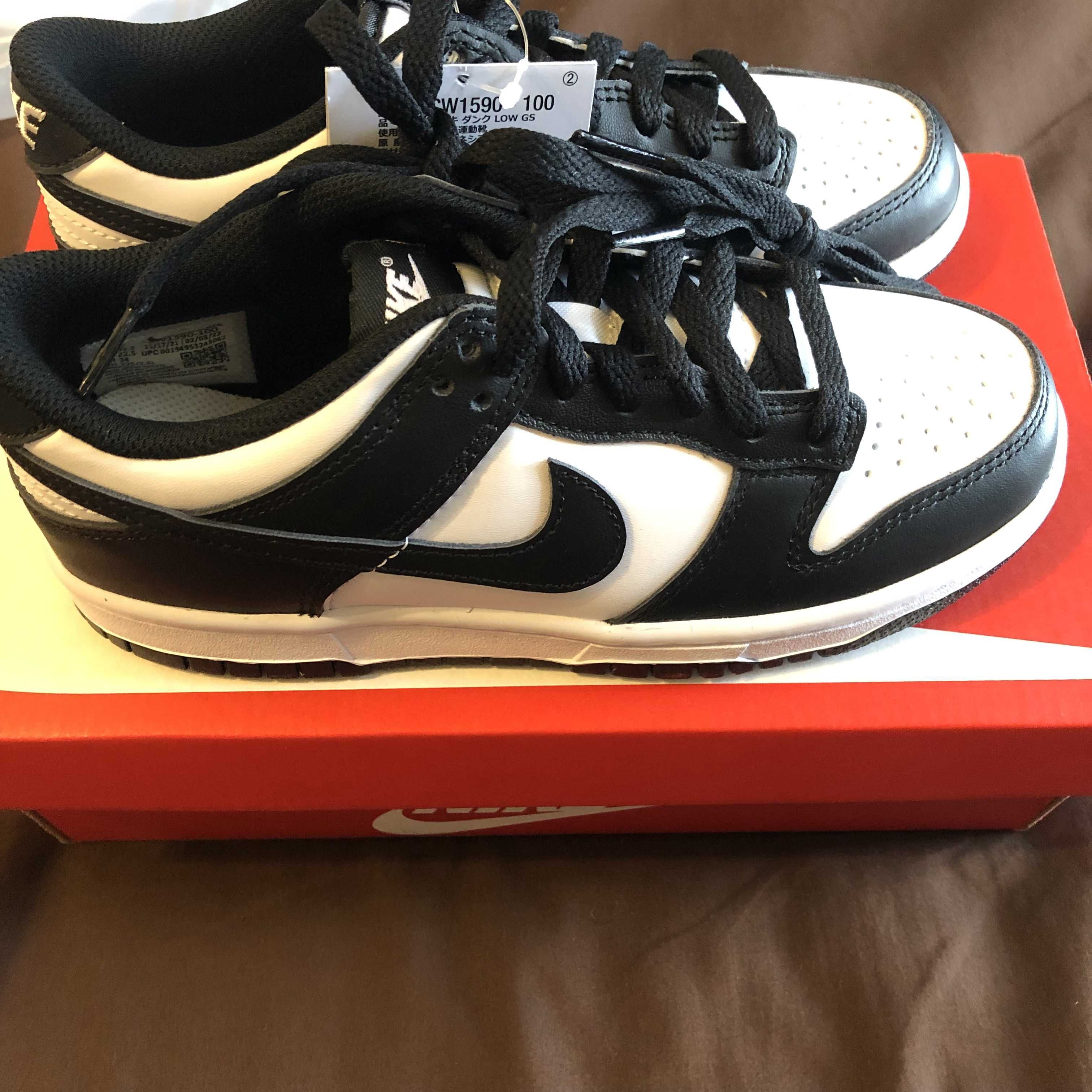 Nike GS Dunk Low "White/Black"