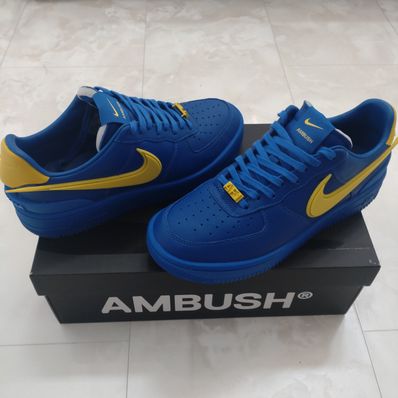 AMBUSH × Nike Air Force 1 Low "Game Royal and Vivid Sulfur"