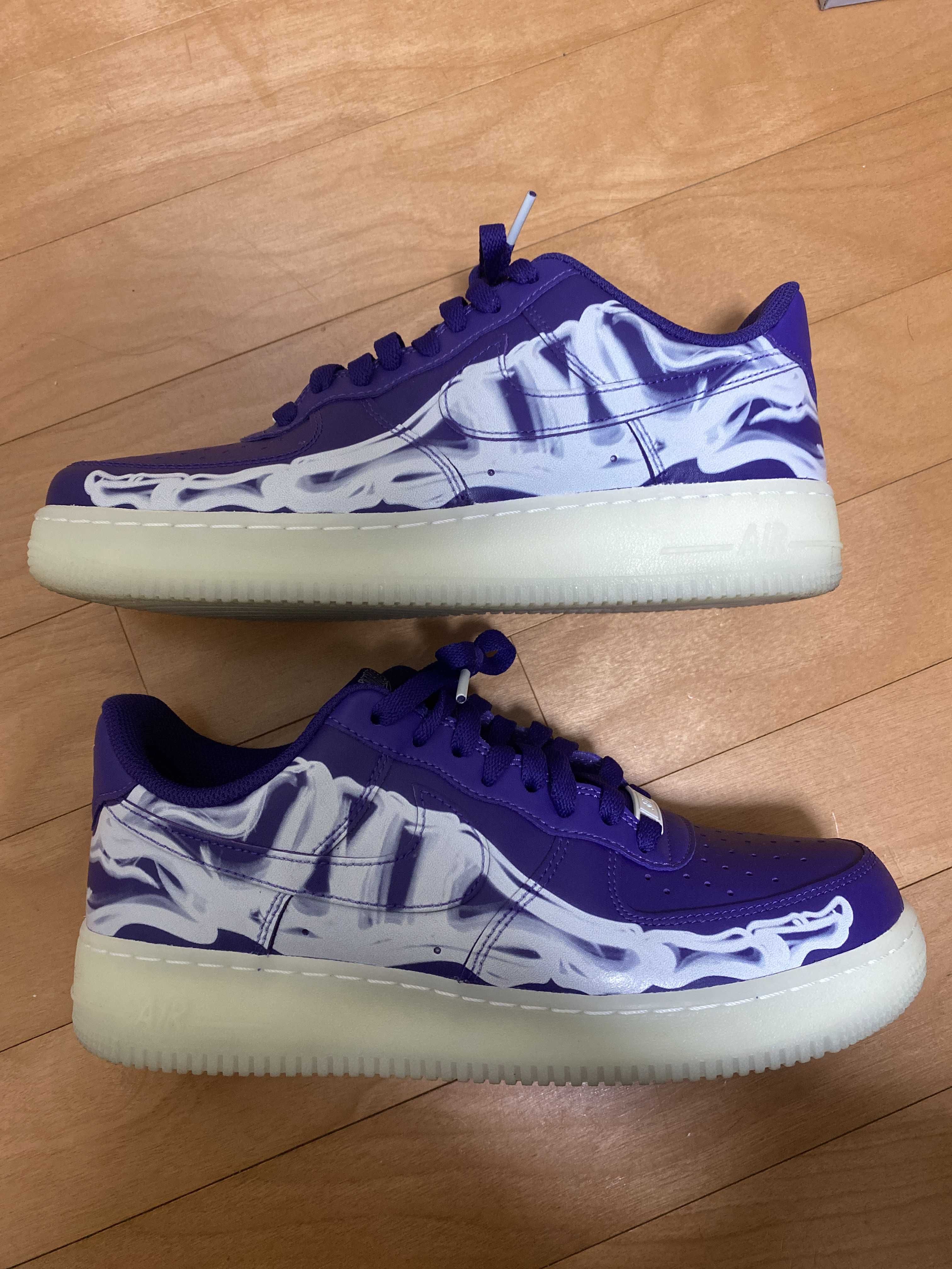 Nike Air Force 1 "Purple Skeleton"