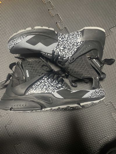 ACRONYM × Nike Air Presto Mid "Cool Grey/Black"