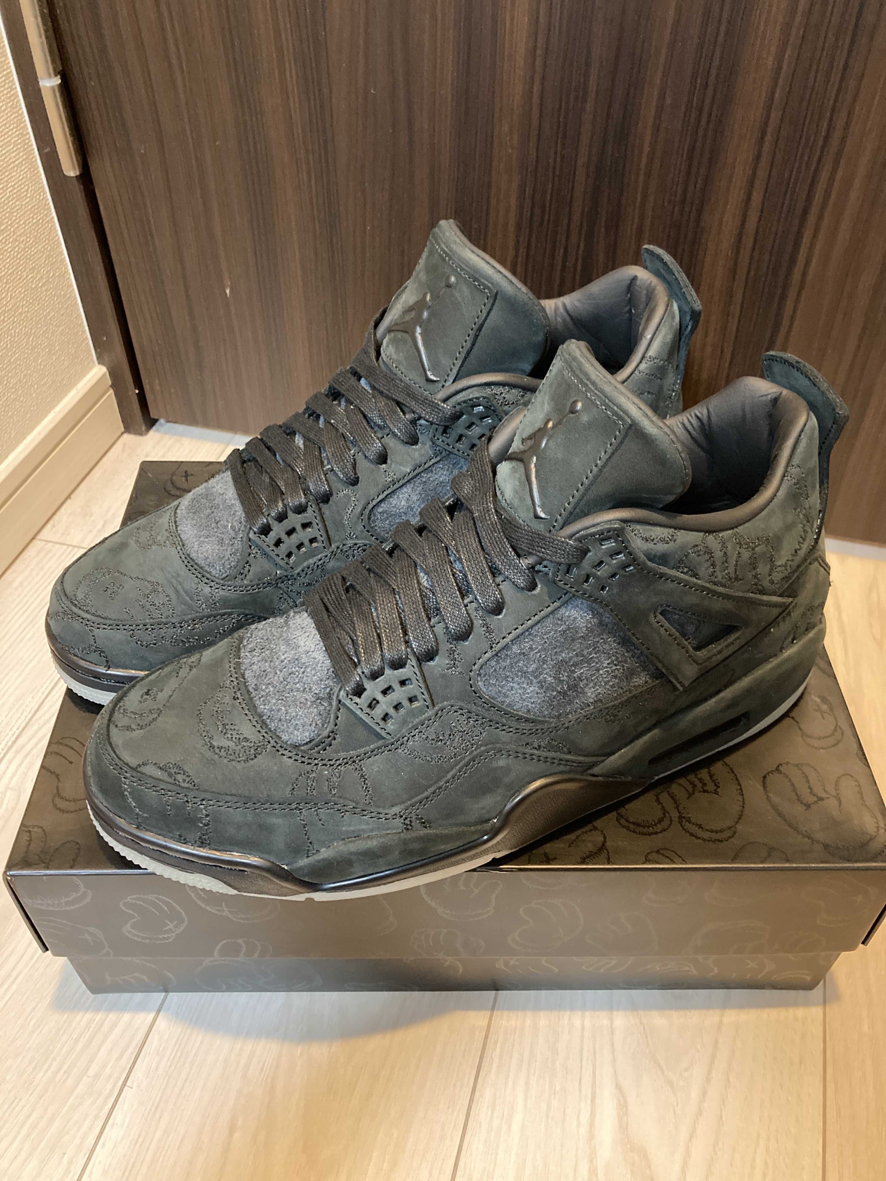 KAWS × Nike Air Jordan 4 Retro "Black"