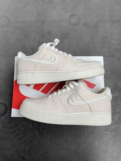 Stussy × Nike Air Force 1 Low "Fossil Stone"