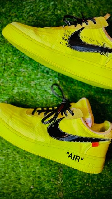 Off-White × Nike Air Force 1 Low "Volt"