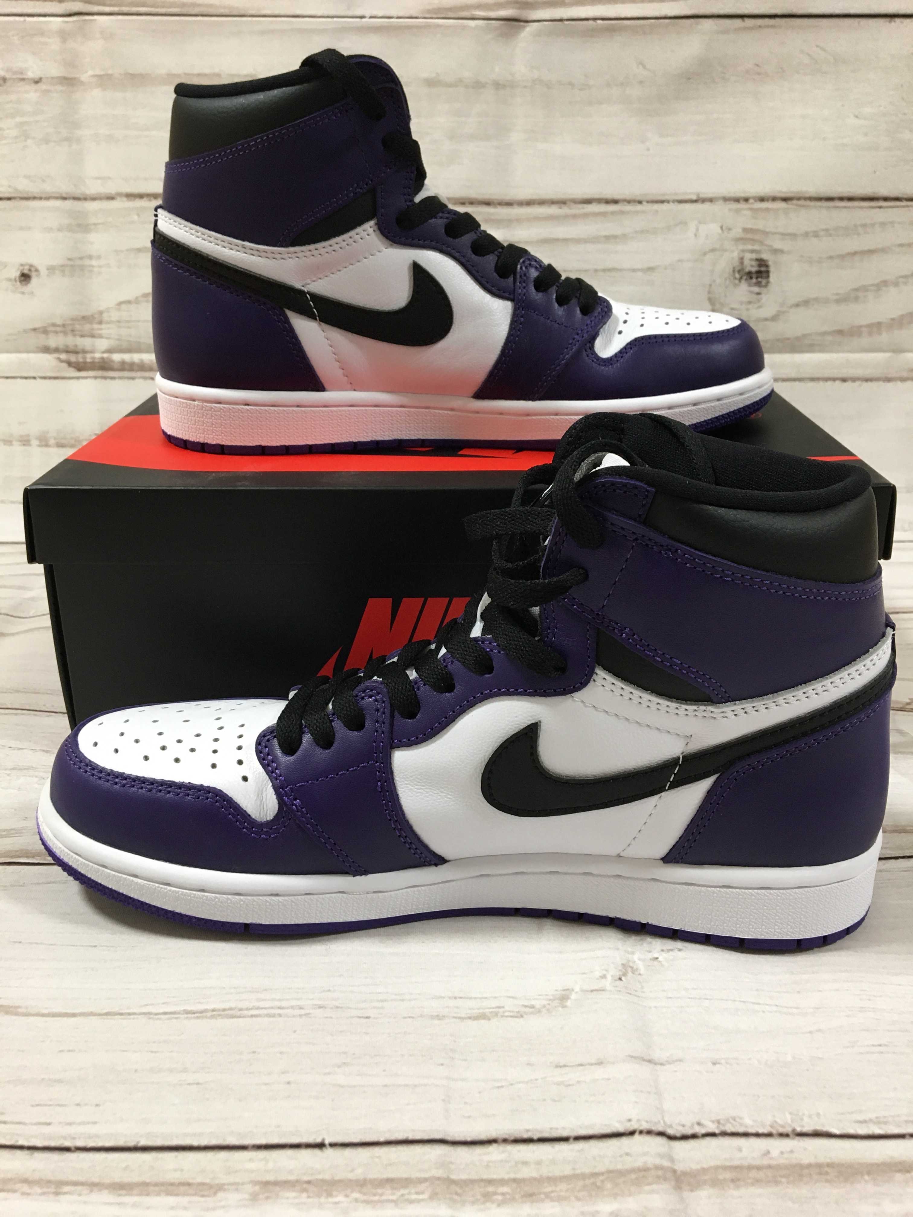 Nike Air Jordan 1 Retro High OG "Court Purple White/Black" (2020)   