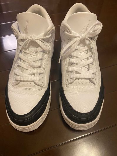 Fragment × Nike Air Jordan 3 "White/Black"