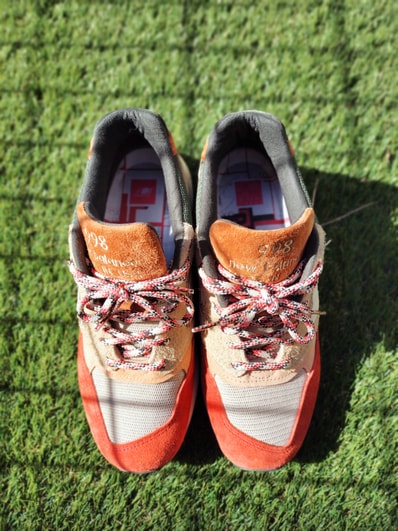 KITH Ronnie Fieg and the Frank Lloyd Wright Foundation × New Balance 998 "Beige/Chutney"