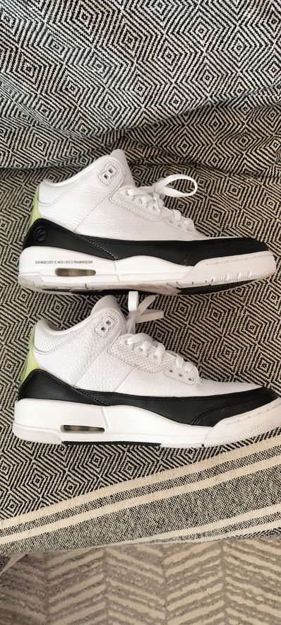 Fragment × Nike Air Jordan 3 "White/Black"
