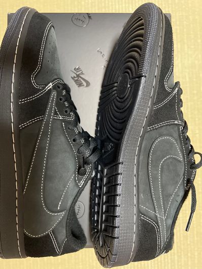 Travis Scott × Nike Air Jordan 1 Low OG SP "Black Phantom"