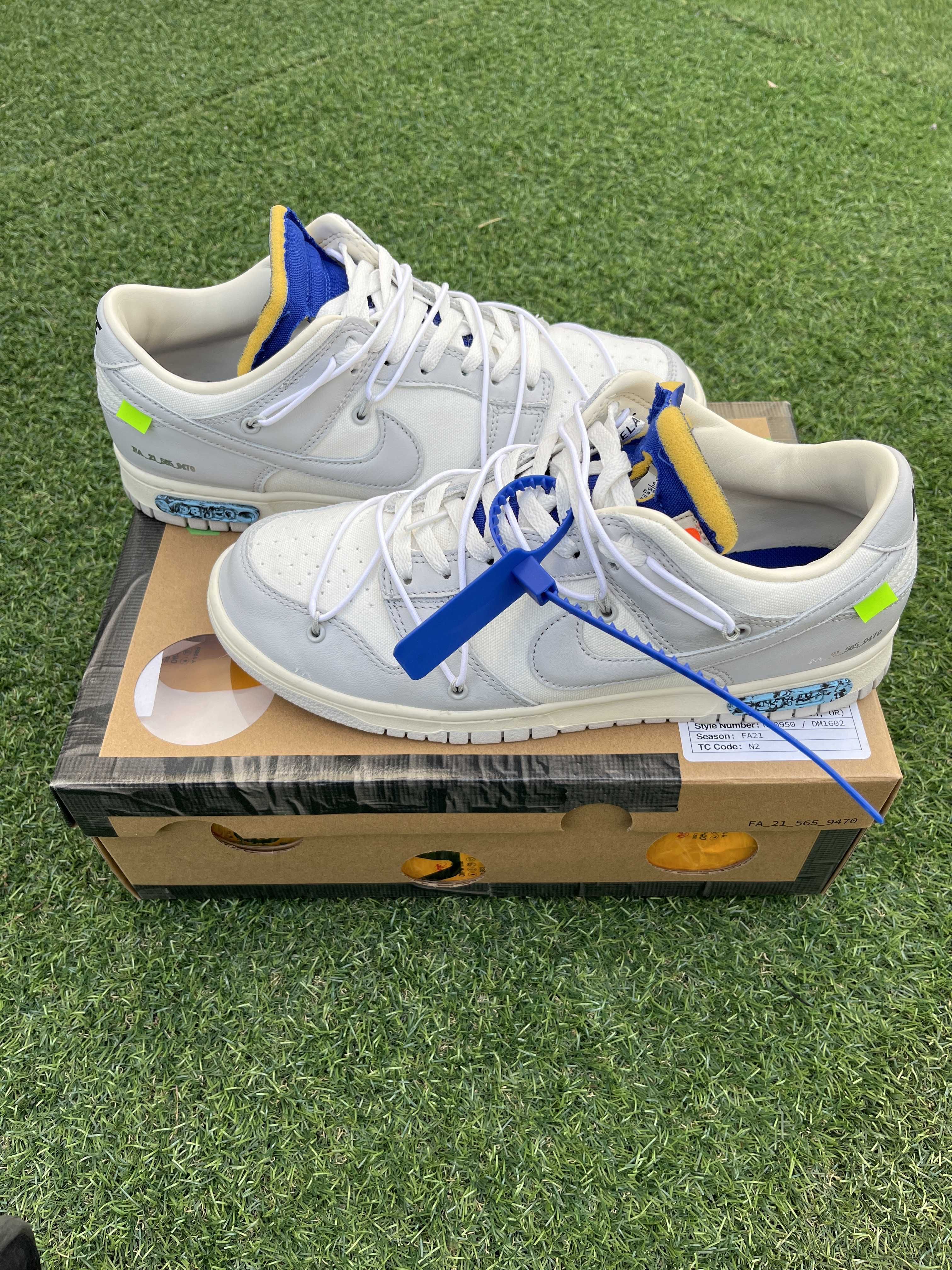 Off-White × Nike Dunk Low 1 of 50 "Lot.48" 