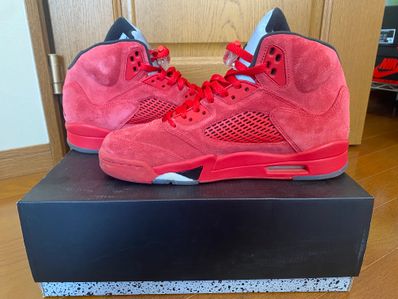 Nike Air Jordan 5 Ratro "Red Suede"