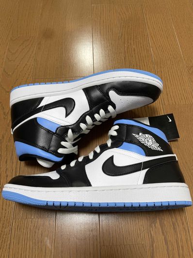 Nike Women's Air Jordan 1 Mid "Black/University Blue"