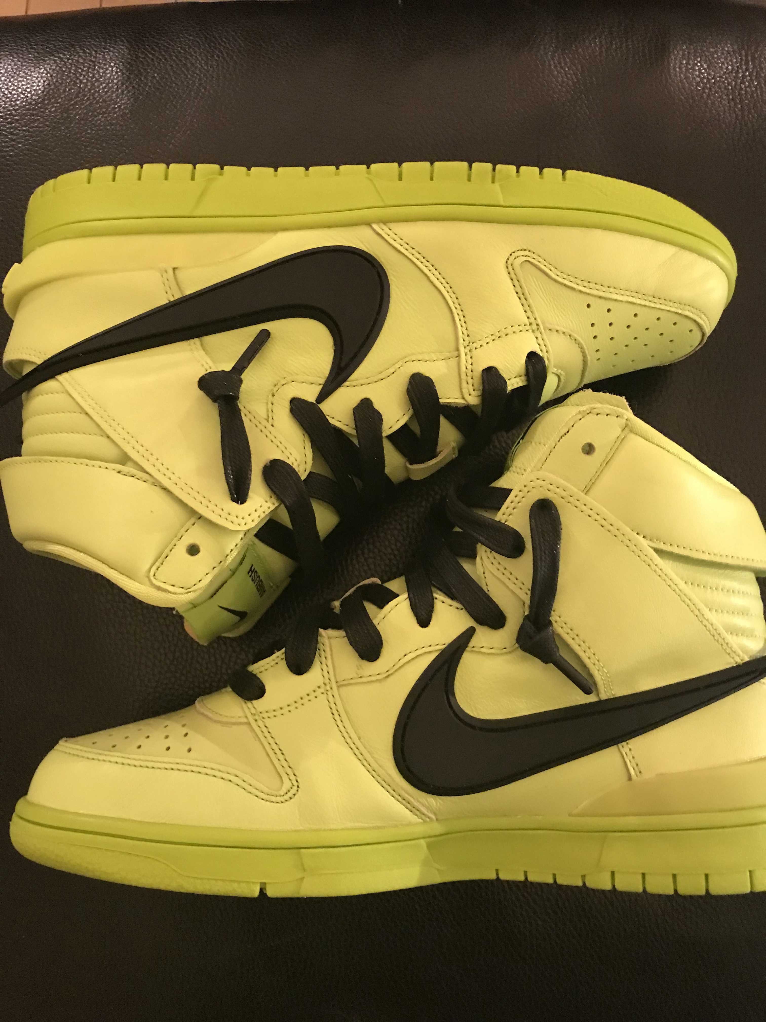 AMBUSH × NIKE DUNK HIGH "FLASH LIME"