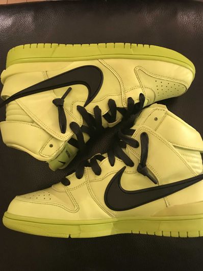AMBUSH × NIKE DUNK HIGH "FLASH LIME"