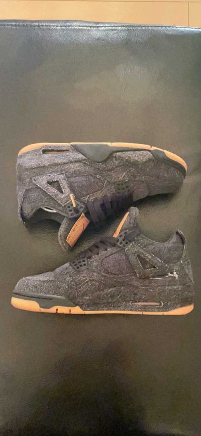 Nike × Levi's Air Jordan 4 "Black Denim" (Tag: LEVIS®)