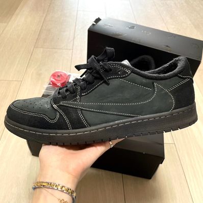 Travis Scott × Nike Air Jordan 1 Low OG SP "Black Phantom"